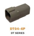 DT04-6P разъем штыревой DEUTSCH серия DT 6 pin