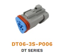  DT06-3S-P006 разъем гнездовой DEUTSCH серия DT 3 pin, J1939 (терминальный резистор 120 Ом)  ― Авто Тюнинг Групп