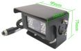 RC-028A  Камера заднего вида IP69К с подогревом для спецтехники 28 IR LED
