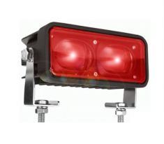 Комбинированный красный предупреждающий фонарь для вилочного погрузчика 18Вт. (штора)  ― Авто Тюнинг Групп