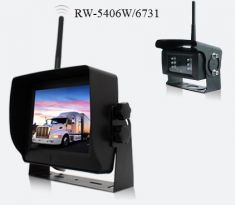 RW-5604W/6731 Видеосистема 5" для спецтехники (беспроводная) +1 камера (комплект)  ― Авто Тюнинг Групп