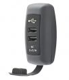 SUC 7 Быстрая USB зарядка на поручень (для транспорта) с подсветкой  2 x USB A type 4,2 А