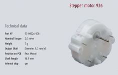 Шаговый мотор paragon stepper motor 926